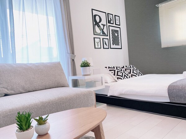 Studio, balcon (201) | Coin séjour