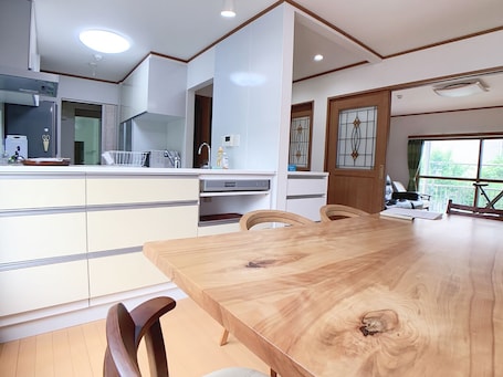 3 Bedroom 2 Story House with Balcony, Non Smoking | In-room dining. Itsukaichi First Villa Hiroshima