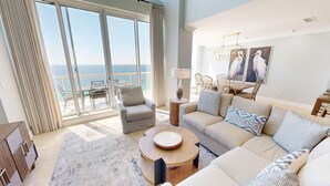 Condo, 3 Bedrooms | Living area | TV - Silver Beach Towers 1905e 3 Bedroom Condo by RedAwning (Destin)