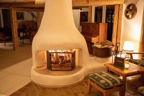 Fireplace - Alpenlodge Val Gronda (Obersaxen)