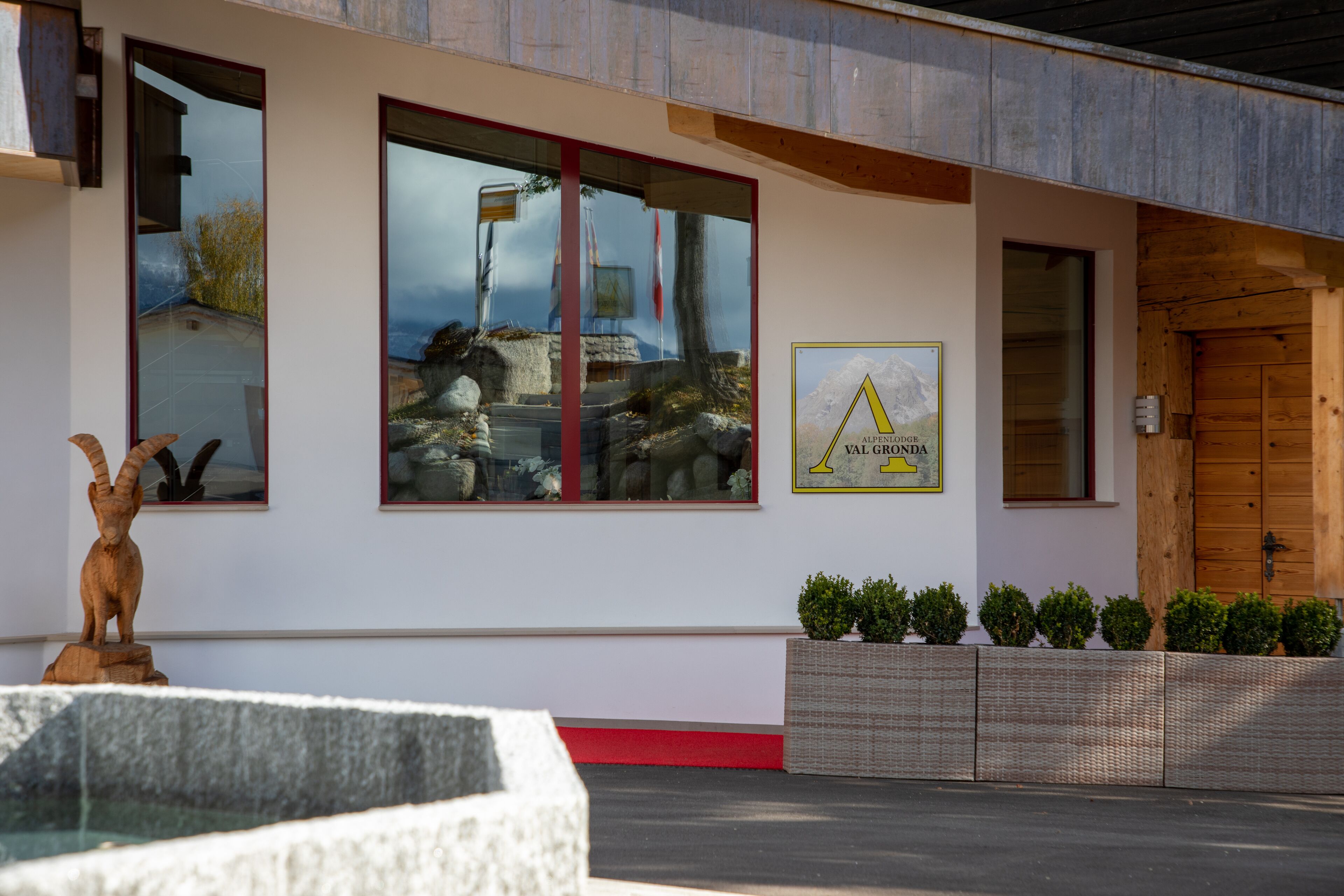 Entrada de la propiedad