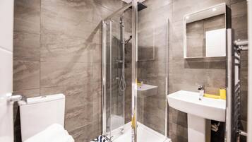Shower, hair dryer