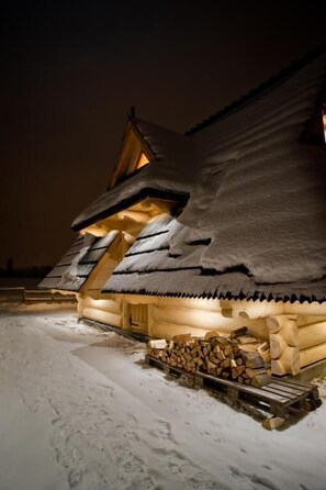 Front of property – evening/night