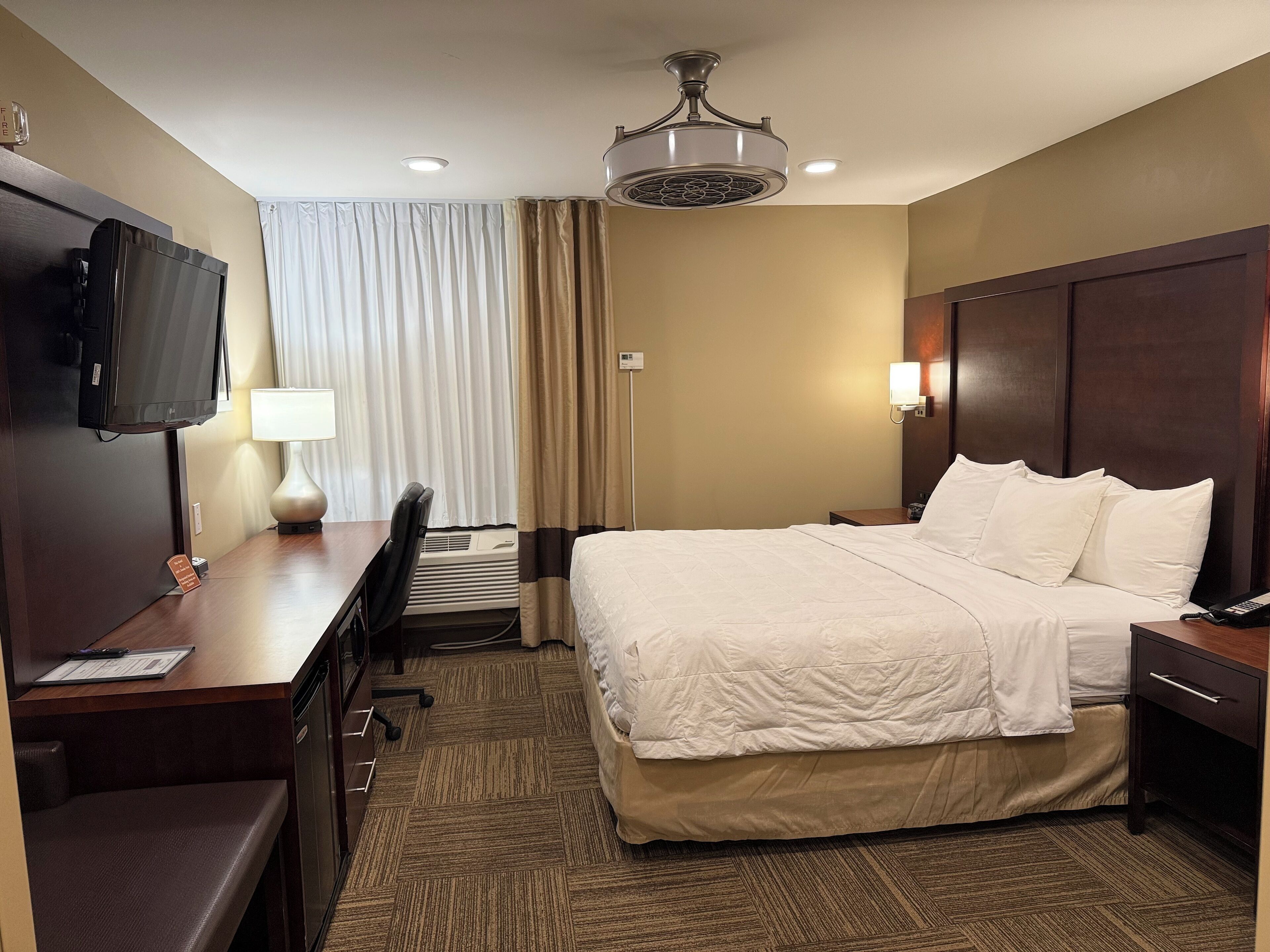 standard i bedroom handicap king | 1 bedroom, pillow-top beds, individually decorated