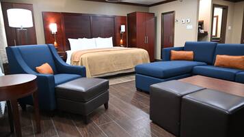 Executive 1 Bedroom Chaise Twin Sofa Bed | Pillowtop beds, individually decorated, individually furnished, desk