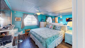 2 slaapkamers, een bureau, gratis wifi, beddengoed