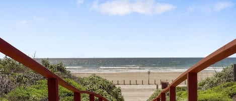 On the beach