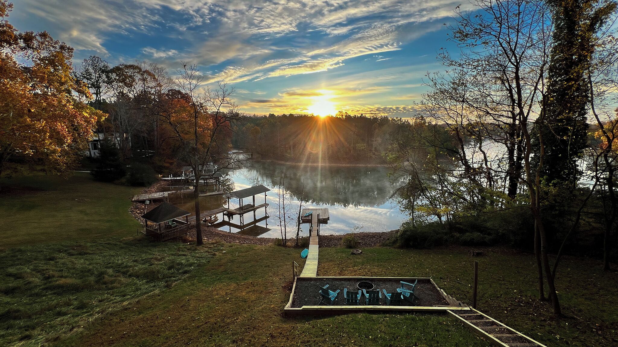 Vue depuis l’hébergement 