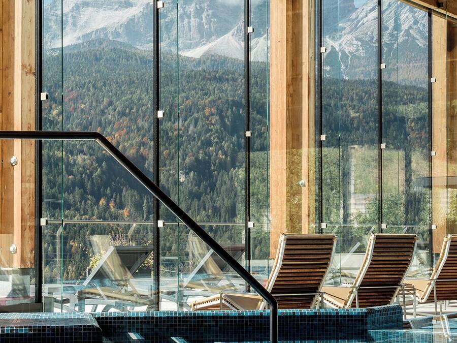 Classic Double Room, Mountain View (SPA Access) | Hypo-allergenic bedding, in-room safe, desk, blackout curtains