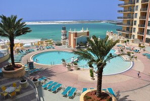 Indoor pool, outdoor pool