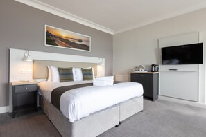 Standard Double Room, 1 Double Bed, Sea View | Desk, iron/ironing board, free WiFi, bed sheets - The Burlington Hotel (Eastbourne)