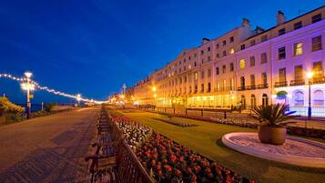 Front of property – evening/night