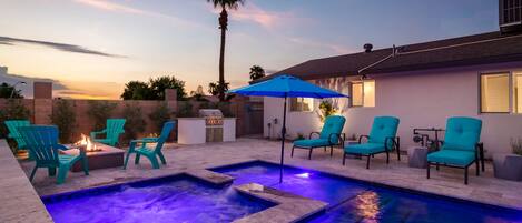 Una piscina climatizada