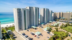 Exterior - Silver Beach Towers 1905E is a Gulf Front 3 BR Penthouse - views are spectacular (Destin)