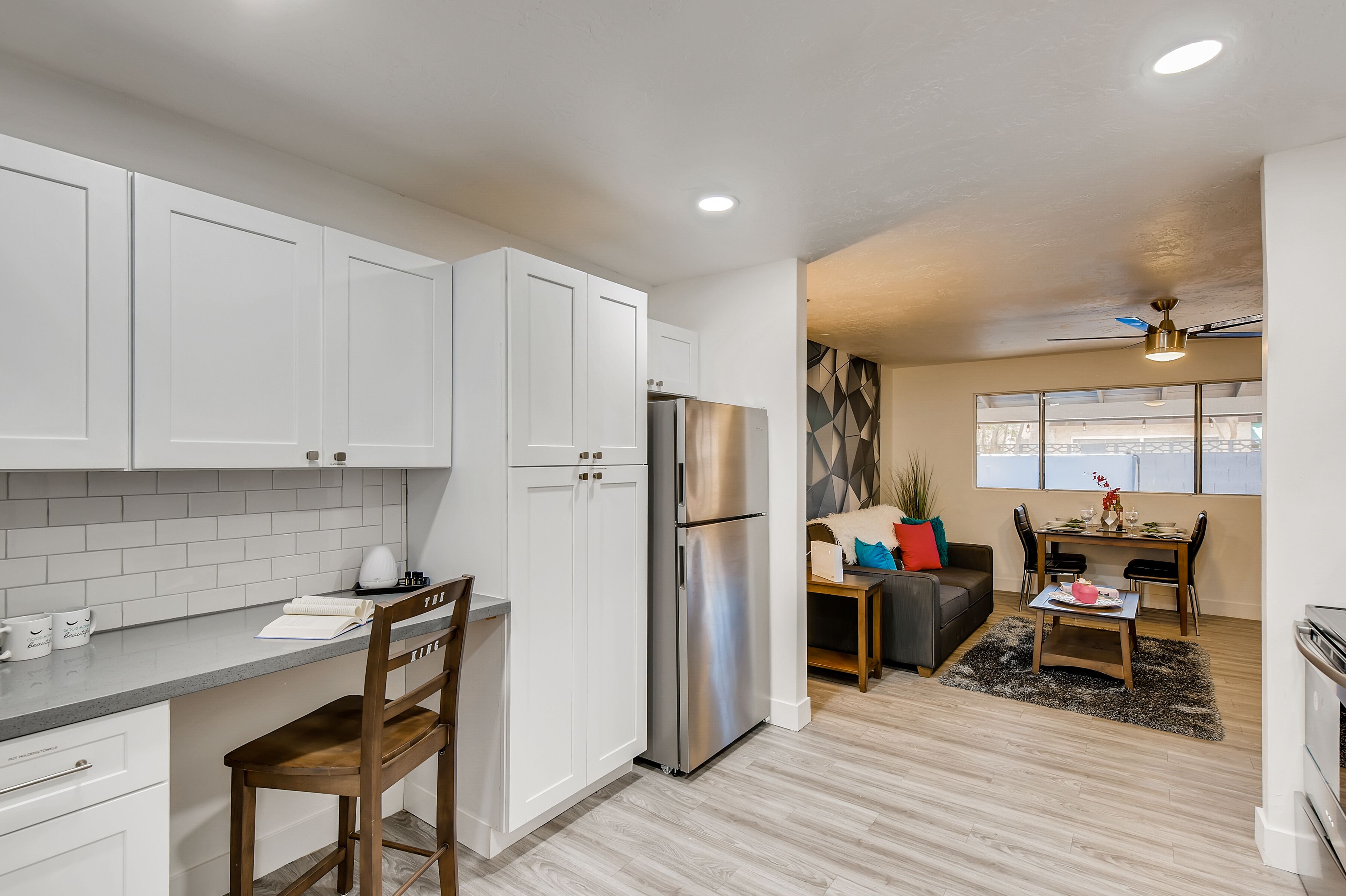 Leilighet | Eget kjøkken | Kjøleskap, mikrobølgeovn, ovn og kokeplater