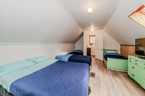 5 slaapkamers, een bureau, gratis wifi, beddengoed