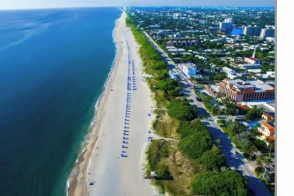 Sun loungers, beach towels