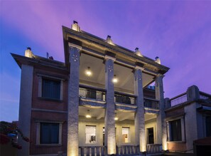 Front of property – evening/night