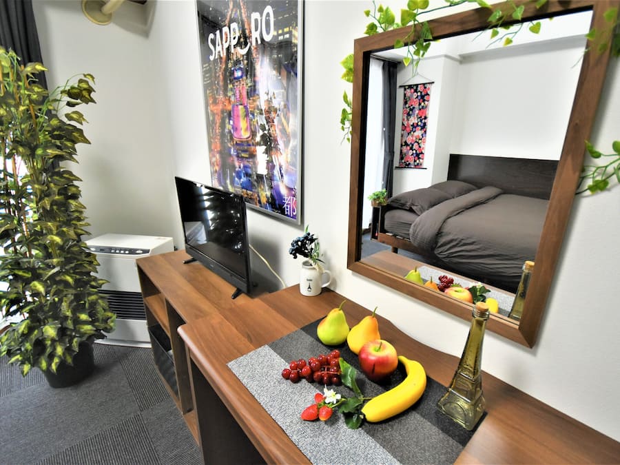 Spiseområde på rommet