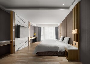 Deluxe Double Room | Blackout drapes, free WiFi, bed sheets - Gamalan FL Spring Hotel (Jiaoxi)