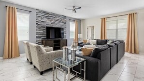 Living room - Imagine You and Your Family Renting This 5 Star Villa on Champions Gate Resort, Orlando Villa 3768 (Davenport)