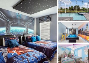 6 chambres, espace de travail pour ordinateur portable, Wi-Fi gratuit