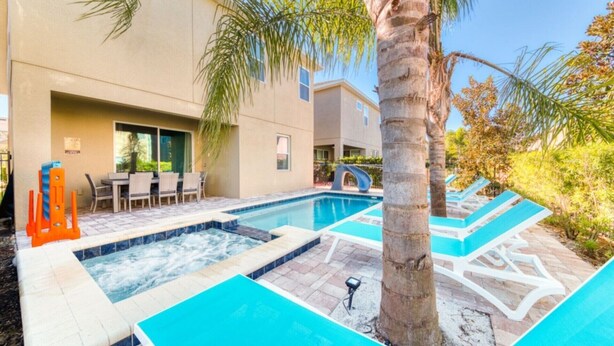 Pool - At Last You and Your Family can Rent a Luxury Villa on Encore Resort at Reunion With a Private Pool, Orlando Villa 3807 (Kissimmee)