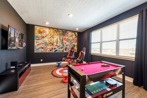 Games room - Imagine You and Your Family Renting This 5 Star Villa on Encore Resort at Reunion, Orlando Villa 3765 (Kissimmee)