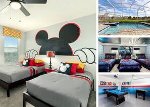 9 bedrooms, laptop workspace, WiFi (free) - Picture Renting Your 5 Star Villa With Private Pool on Champions Gate Resort, Orlando Villa 3787 (Davenport)