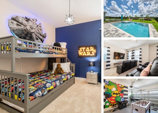 4 bedrooms, laptop workspace, free WiFi