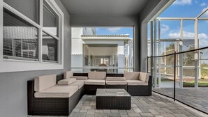Balcony - The Secret to Enjoying a Villa Holiday of a Lifetime Staying on Champions Gate Resort, Orlando Villa 3758 (Davenport)