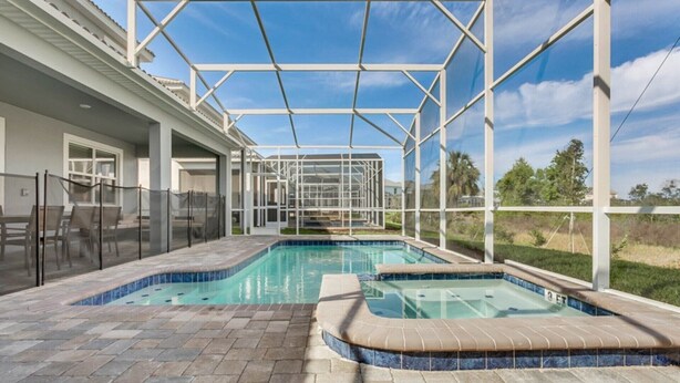 Pool - The Secret to Enjoying a Villa Holiday of a Lifetime Staying on Champions Gate Resort, Orlando Villa 3758 (Davenport)