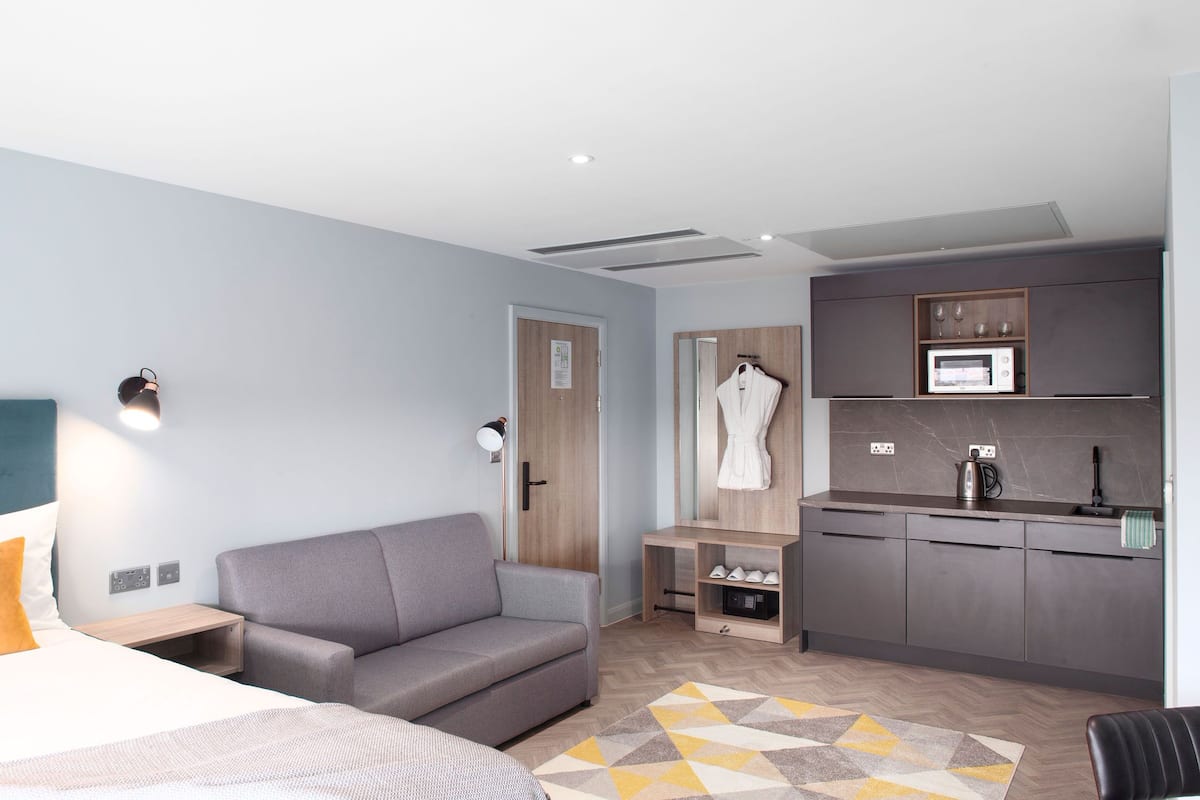 Familie studio suite (Penthouse) | Hypoallergeen beddengoed, geluiddichte muren