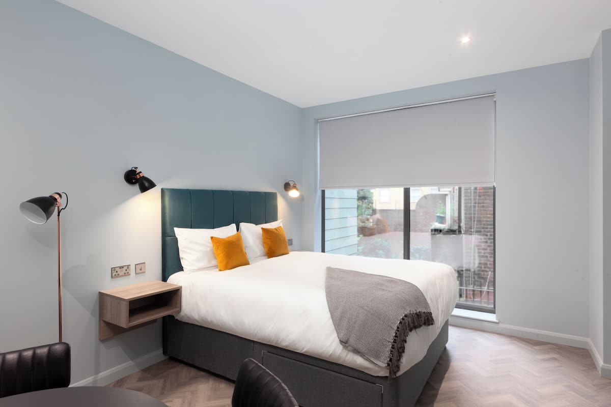 Hypo-allergenic bedding available, in-room safe, blackout drapes