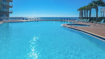 Indoor pool, a heated pool