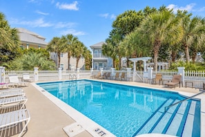 Pool - A Day in the Life - 3BR/3BA Old Florida Cottages - 2-Minute Walk to Beach - Community Pool (Santa Rosa Beach)