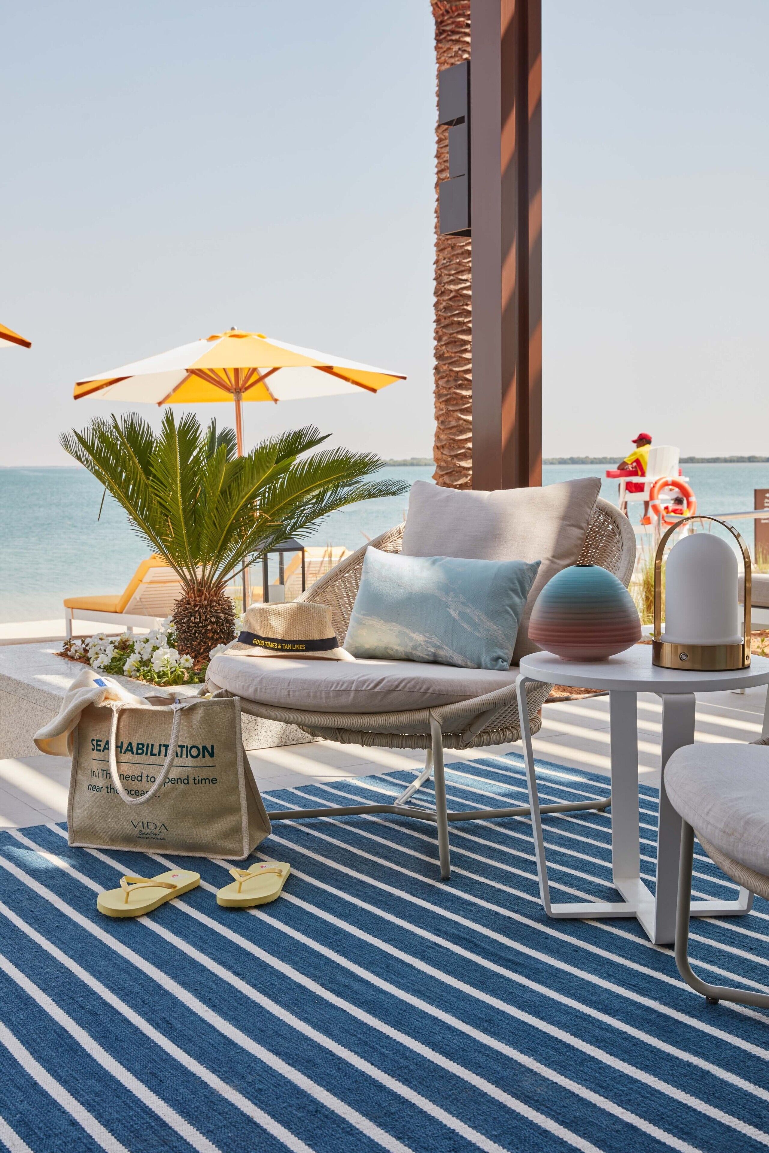 Suite, 2 Bedrooms, Sea View (Beach Chalet) | Terrasse/patio
