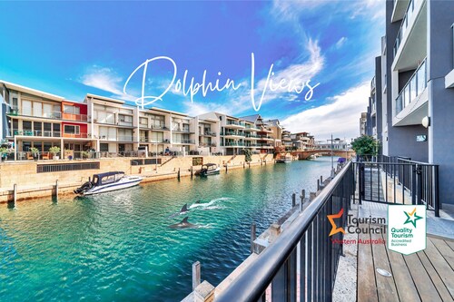 Dolphins At Your Balcony ⎈ Waterfront  Home ~ Dolphin Quay