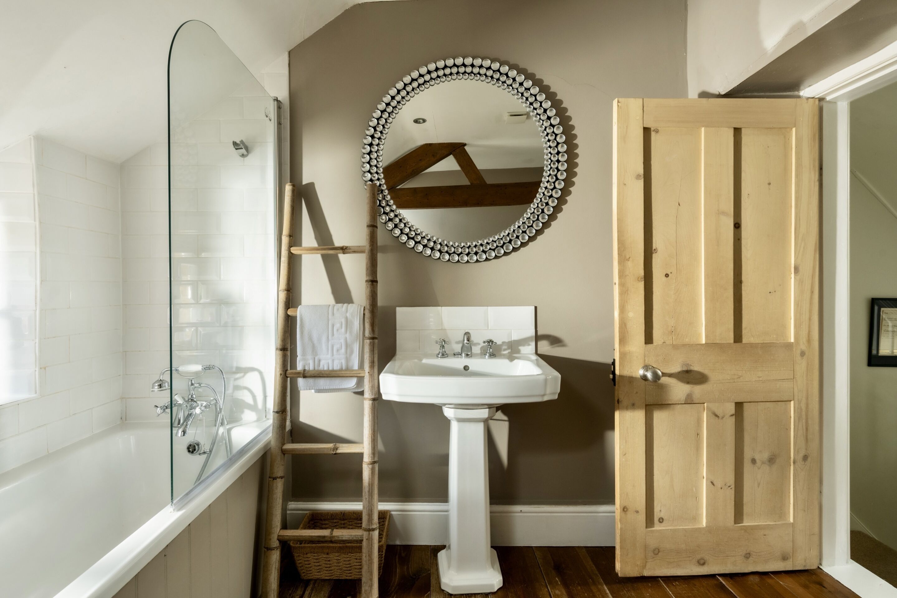 Casa de campo de lujo, baño privado, vistas al jardín | Baño