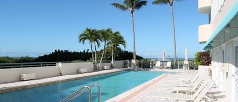 Una piscina climatizada