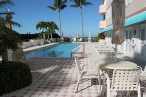 A heated pool - Les Falls 705 - Three Bedroom Beach Front-  90 day minimum rental (Marco Island)