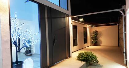 Villas Beach House(next to the main Blvd. walking distance to the beach & A/C)