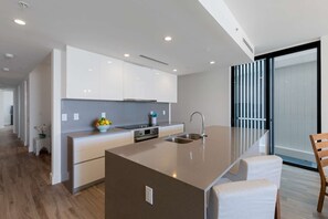 Condo (106 Inlet Way Unit 103) | Private kitchen | Fridge, microwave, dishwasher, coffee/tea maker