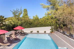Una piscina riscaldata