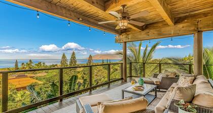 Spectacular Panoramic Ocean Views - Private Ohana - Wailea Custom Pole Home
