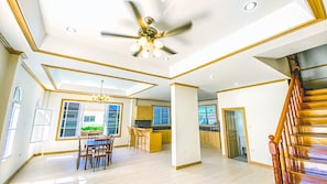 4 Bedroom Deluxe Pool Villa | Living area | LCD TV