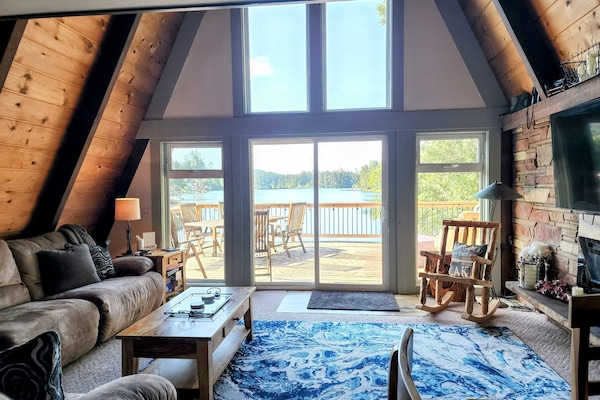 Smart TV, chimenea y reproductor de DVD