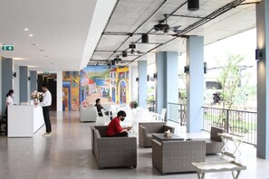 Sala de estar en el lobby