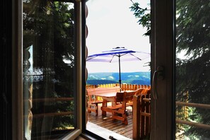 Outdoor dining - Romantic cabin, wellness, nature and luxury (Ratten)