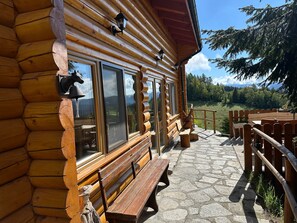 Terrace/patio - Romantic cabin, wellness, nature and luxury (Ratten)